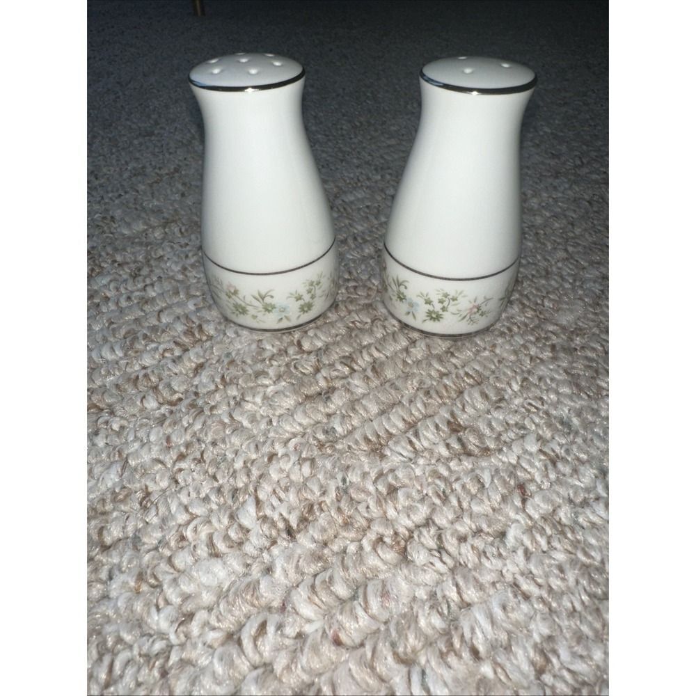 Rare Vintage Salt & Pepper Set SAVANNAH By Noritake 2031 Fine China